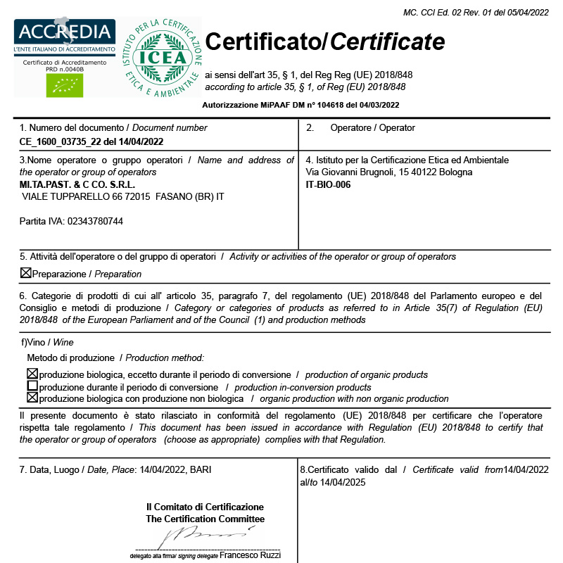 Mitapast-certificazione-biologico
